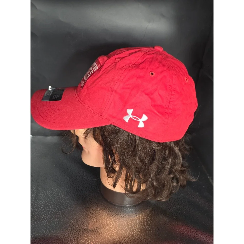 Under Armour Warrior Games 2018 DOD Family Program Baseball Hat Red OSFA